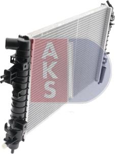 AKS Dasis 150056N - Radiator, engine cooling autospares.lv