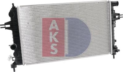 AKS Dasis 150056N - Radiator, engine cooling autospares.lv