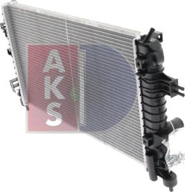 AKS Dasis 150056N - Radiator, engine cooling autospares.lv