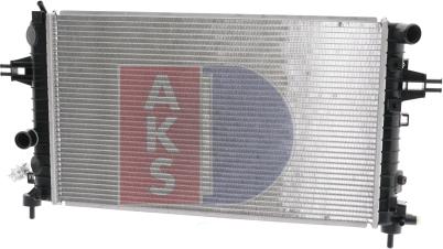 AKS Dasis 150056N - Radiator, engine cooling autospares.lv