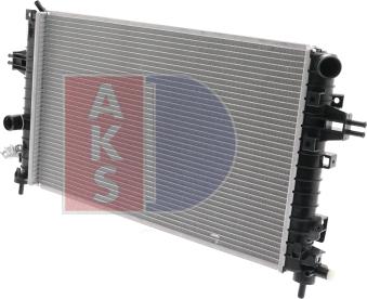 AKS Dasis 150056N - Radiator, engine cooling autospares.lv