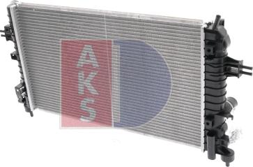 AKS Dasis 150056N - Radiator, engine cooling autospares.lv