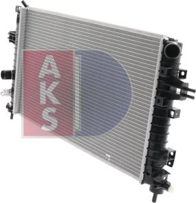 AKS Dasis 150056N - Radiator, engine cooling autospares.lv