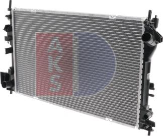 AKS Dasis 150069N - Radiator, engine cooling autospares.lv