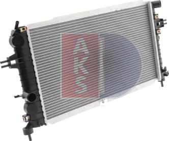 AKS Dasis 150065N - Radiator, engine cooling autospares.lv