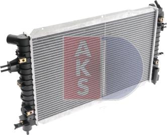 AKS Dasis 150065N - Radiator, engine cooling autospares.lv