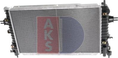 AKS Dasis 150065N - Radiator, engine cooling autospares.lv