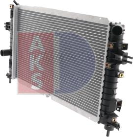 AKS Dasis 150065N - Radiator, engine cooling autospares.lv