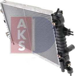 AKS Dasis 150065N - Radiator, engine cooling autospares.lv