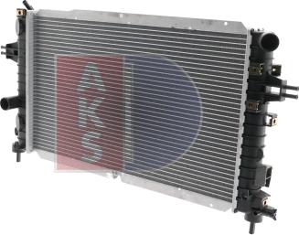 AKS Dasis 150065N - Radiator, engine cooling autospares.lv