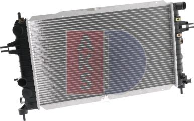 AKS Dasis 150065N - Radiator, engine cooling autospares.lv