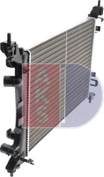 AKS Dasis 150068N - Radiator, engine cooling autospares.lv