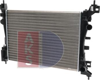 AKS Dasis 150068N - Radiator, engine cooling autospares.lv