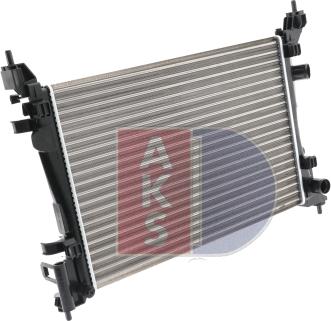 AKS Dasis 150068N - Radiator, engine cooling autospares.lv