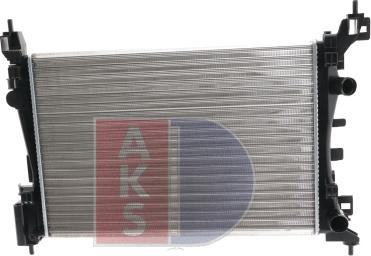 AKS Dasis 150068N - Radiator, engine cooling autospares.lv