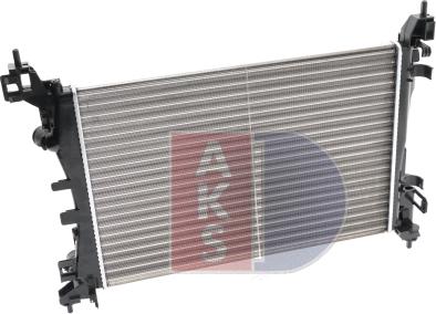 AKS Dasis 150068N - Radiator, engine cooling autospares.lv