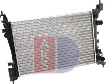 AKS Dasis 150068N - Radiator, engine cooling autospares.lv