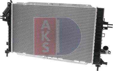 AKS Dasis 150063N - Radiator, engine cooling autospares.lv