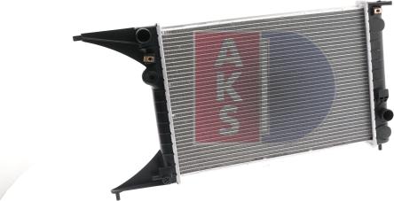 AKS Dasis 150000N - Radiator, engine cooling autospares.lv