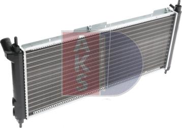 AKS Dasis 150019N - Radiator, engine cooling autospares.lv