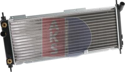 AKS Dasis 150019N - Radiator, engine cooling autospares.lv