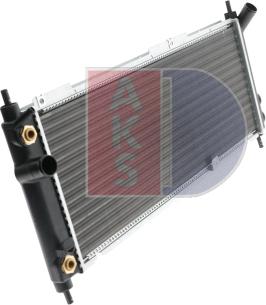 AKS Dasis 150019N - Radiator, engine cooling autospares.lv