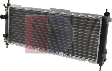 AKS Dasis 150019N - Radiator, engine cooling autospares.lv