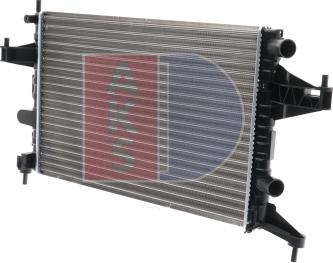 AKS Dasis 150011N - Radiator, engine cooling autospares.lv