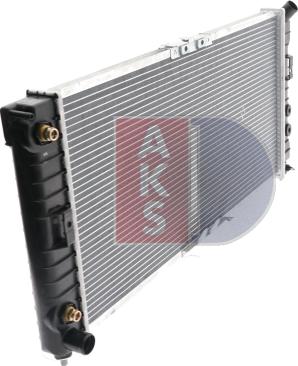 AKS Dasis 150018N - Radiator, engine cooling autospares.lv