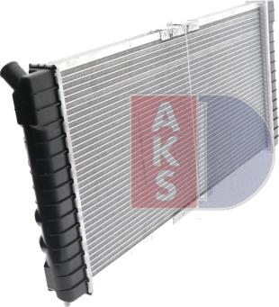 AKS Dasis 150018N - Radiator, engine cooling autospares.lv