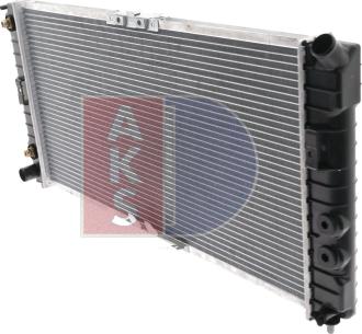 AKS Dasis 150018N - Radiator, engine cooling autospares.lv