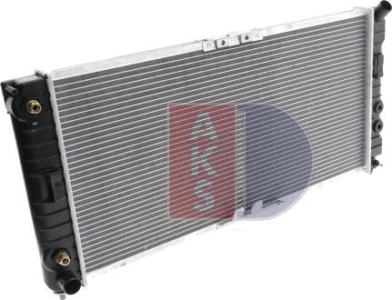 AKS Dasis 150018N - Radiator, engine cooling autospares.lv