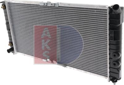 AKS Dasis 150018N - Radiator, engine cooling autospares.lv