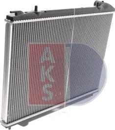 AKS Dasis 150084N - Radiator, engine cooling autospares.lv