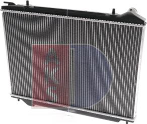 AKS Dasis 150084N - Radiator, engine cooling autospares.lv