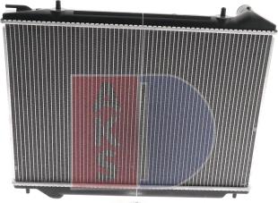 AKS Dasis 150084N - Radiator, engine cooling autospares.lv