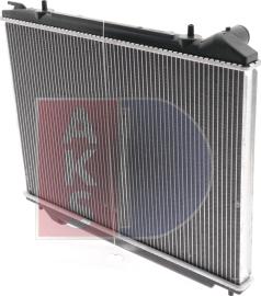 AKS Dasis 150084N - Radiator, engine cooling autospares.lv