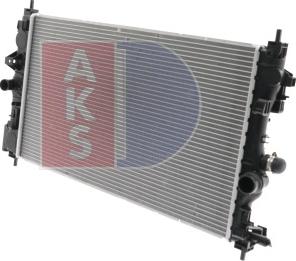 AKS Dasis 150103N - Radiator, engine cooling autospares.lv