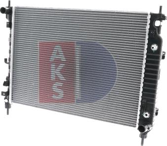 AKS Dasis 150138N - Radiator, engine cooling autospares.lv