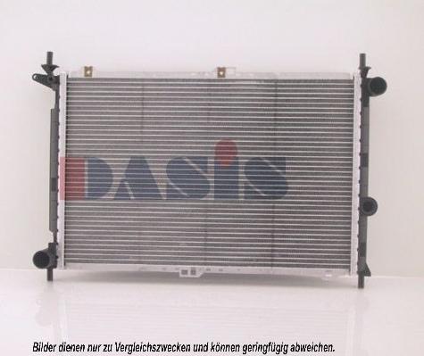 AKS Dasis 150820N - Radiator, engine cooling autospares.lv