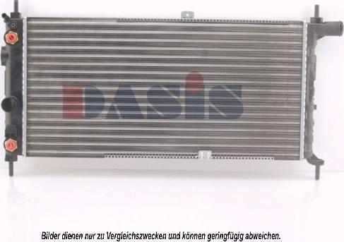 AKS Dasis 150330N - Radiator, engine cooling autospares.lv