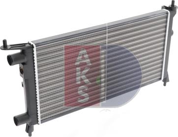 AKS Dasis 150790N - Radiator, engine cooling autospares.lv