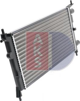 AKS Dasis 150790N - Radiator, engine cooling autospares.lv