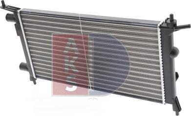 AKS Dasis 150790N - Radiator, engine cooling autospares.lv