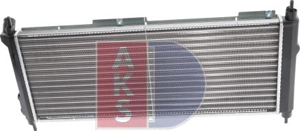 AKS Dasis 150710N - Radiator, engine cooling autospares.lv