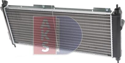 AKS Dasis 150710N - Radiator, engine cooling autospares.lv