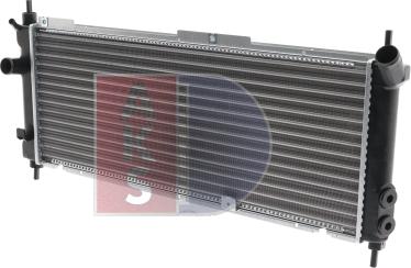 AKS Dasis 150710N - Radiator, engine cooling autospares.lv