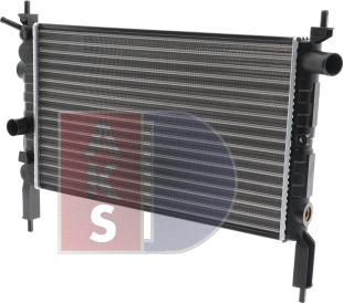 AKS Dasis 151990N - Radiator, engine cooling autospares.lv