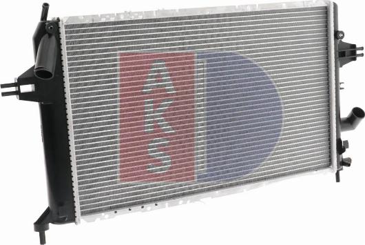 AKS Dasis 151920N - Radiator, engine cooling autospares.lv