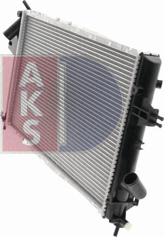 AKS Dasis 151920N - Radiator, engine cooling autospares.lv